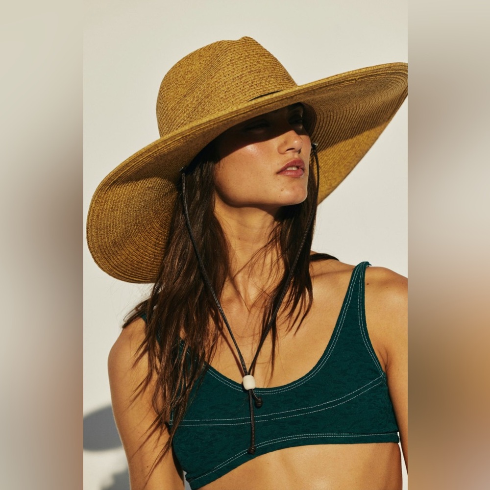 Free People Arizona Wide Brim Packable Hat